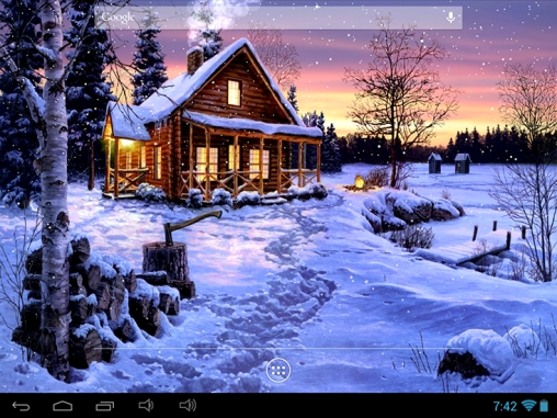 Winter holiday - scaricare sfondi animati per Android 2.3 di cellulare gratuitamente.