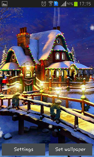 Winter holidays 2015 - scaricare sfondi animati per Android 2.3 di cellulare gratuitamente.