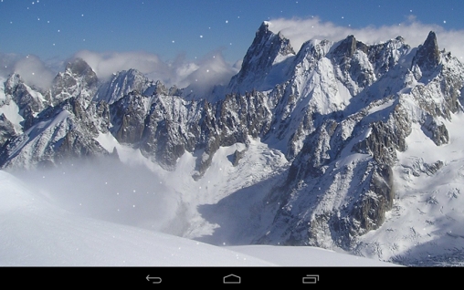 Winter mountains - scaricare sfondi animati per Android 6.0 di cellulare gratuitamente.