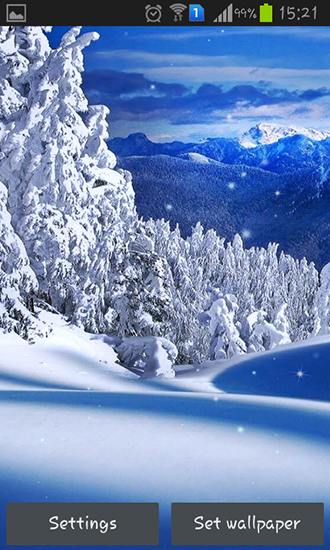 Winter nature - scaricare sfondi animati per Android 4.4.4 di cellulare gratuitamente.