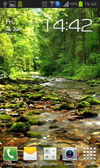 Wonderful forest river - scaricare sfondi animati per Android 4.3 di cellulare gratuitamente.