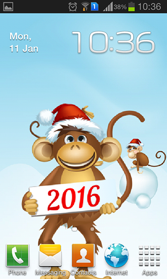 Year of the monkey - scaricare Animali sfondi animati per Android di cellulare gratuitamente.