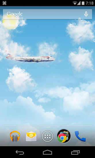 Scaricare Airplanes by Candycubes — sfondi animati gratuiti per l'Android su un Desktop. 