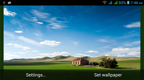 Screenshot dello Schermo Amazing nature sul cellulare e tablet.