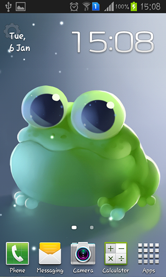 Scaricare Apple frog — sfondi animati gratuiti per l'Android su un Desktop. 