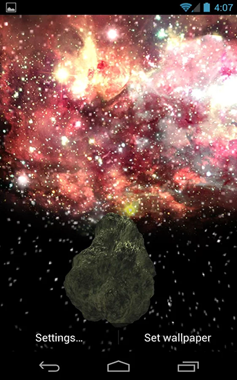 Scaricare Asteroid Apophis — sfondi animati gratuiti per l'Android su un Desktop. 