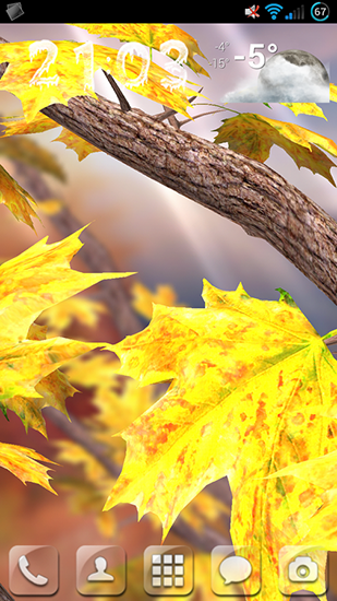 Scaricare Autumn tree — sfondi animati gratuiti per l'Android su un Desktop. 