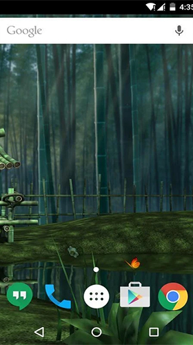 Screenshot dello Schermo Bamboo house 3D sul cellulare e tablet.