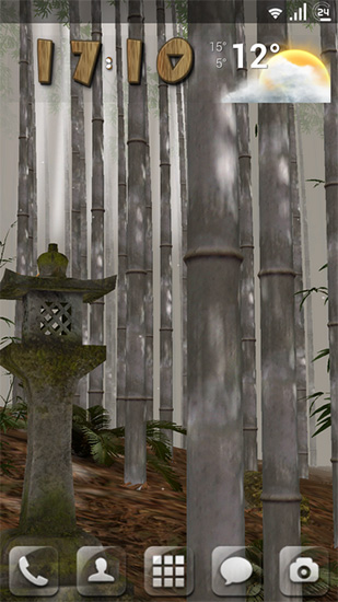 Scaricare Bamboo grove 3D — sfondi animati gratuiti per l'Android su un Desktop. 