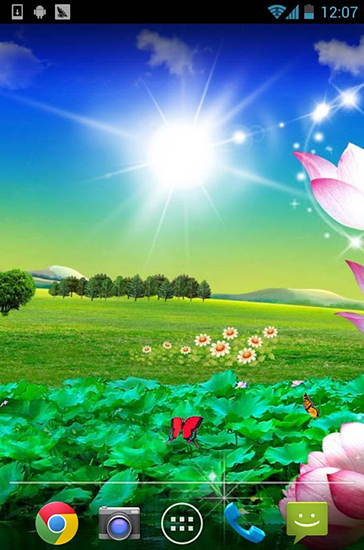 Scaricare Beautiful lotus — sfondi animati gratuiti per l'Android su un Desktop. 