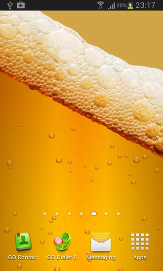 Scaricare Beer & battery level — sfondi animati gratuiti per l'Android su un Desktop. 