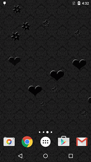 Scaricare Black patterns — sfondi animati gratuiti per l'Android su un Desktop. 