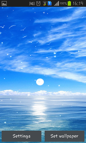 Scaricare Blue ocean — sfondi animati gratuiti per l'Android su un Desktop. 