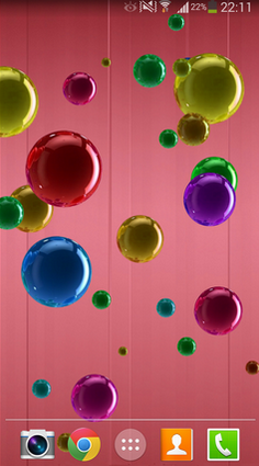Scaricare Bubble — sfondi animati gratuiti per l'Android su un Desktop. 