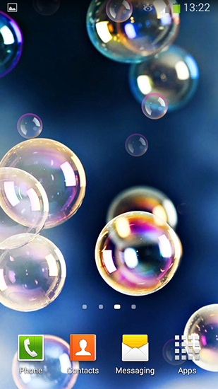 Scaricare Bubbles — sfondi animati gratuiti per l'Android su un Desktop. 