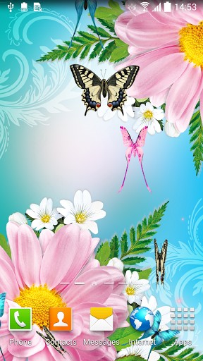 Scaricare Butterflies — sfondi animati gratuiti per l'Android su un Desktop. 