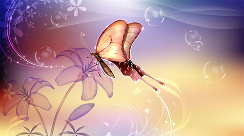 Screenshot dello Schermo Butterfly by Amazing Live Wallpaperss sul cellulare e tablet.