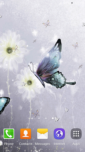 Screenshot dello Schermo Butterfly by Free Wallpapers and Backgrounds sul cellulare e tablet.