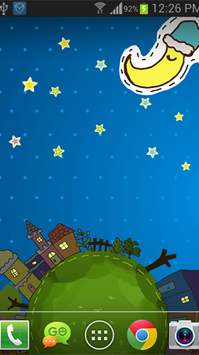 Screenshot dello Schermo Cartoon city sul cellulare e tablet.
