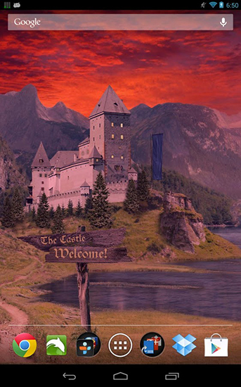 Scaricare Castle — sfondi animati gratuiti per l'Android su un Desktop. 