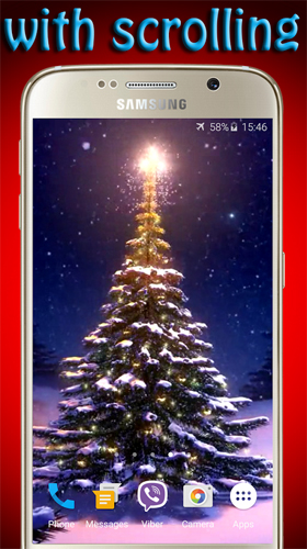 Screenshot dello Schermo Christmas tree by Pro LWP sul cellulare e tablet.