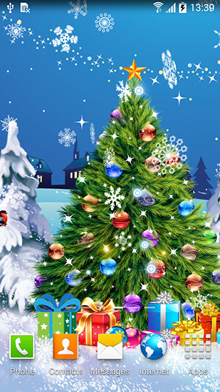 Scaricare Christmas 2015 — sfondi animati gratuiti per l'Android su un Desktop. 