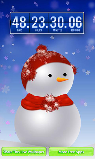 Scaricare Christmas: Countdown — sfondi animati gratuiti per l'Android su un Desktop. 