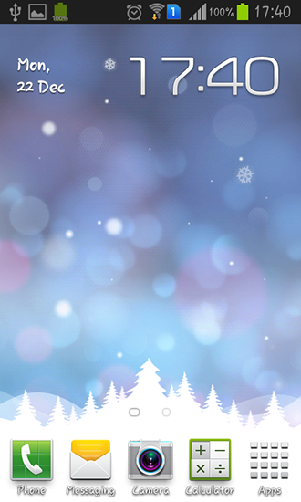 Scaricare Christmas dream — sfondi animati gratuiti per l'Android su un Desktop. 