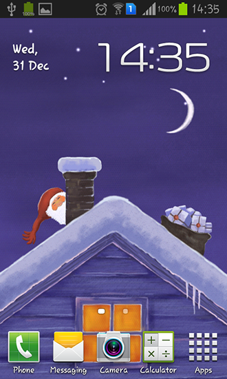 Scaricare Christmas Eve — sfondi animati gratuiti per l'Android su un Desktop. 