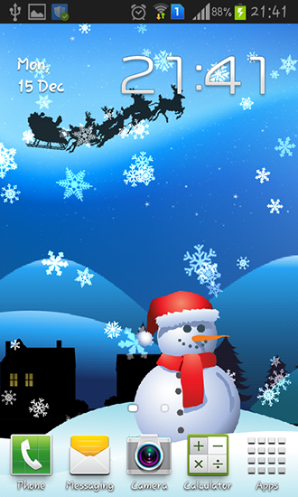 Scaricare Christmas magic — sfondi animati gratuiti per l'Android su un Desktop. 