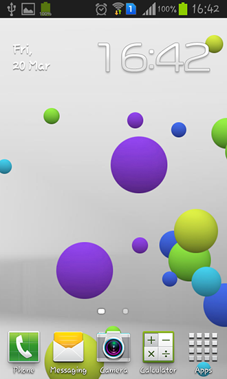 Scaricare Colorful bubble — sfondi animati gratuiti per l'Android su un Desktop. 