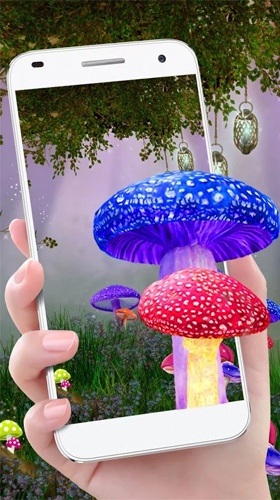 Screenshot dello Schermo Cute mushroom sul cellulare e tablet.