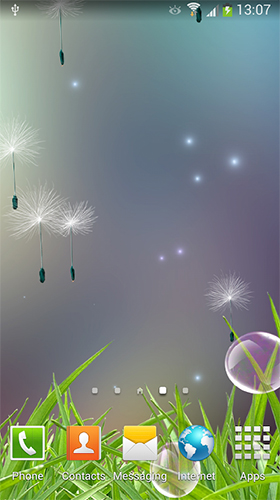Screenshot dello Schermo Dandelions by Amax LWPS sul cellulare e tablet.