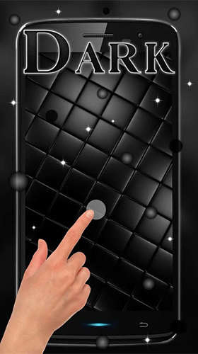 Screenshot dello Schermo Dark black sul cellulare e tablet.