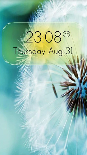 Screenshot dello Schermo Digital clock sul cellulare e tablet.