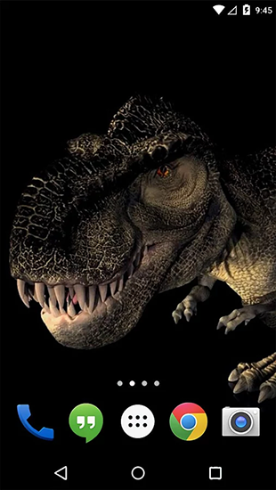 Scaricare Dino T-Rex 3D — sfondi animati gratuiti per l'Android su un Desktop. 