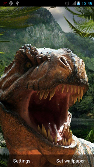Scaricare Dinosaurs — sfondi animati gratuiti per l'Android su un Desktop. 