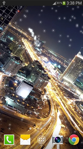 Screenshot dello Schermo Dubai night by live wallpaper HongKong sul cellulare e tablet.