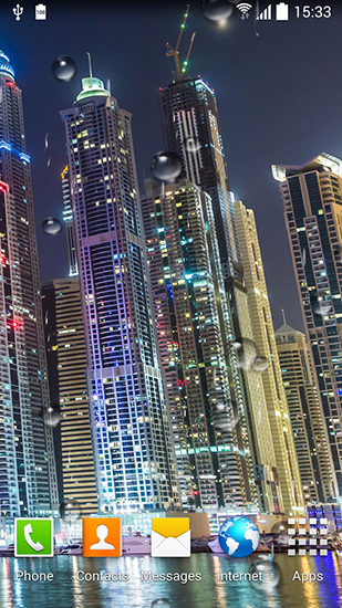 Scaricare Dubai night — sfondi animati gratuiti per l'Android su un Desktop. 