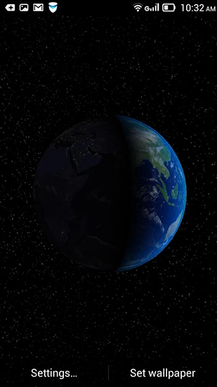 Scaricare Dynamic Earth — sfondi animati gratuiti per l'Android su un Desktop. 