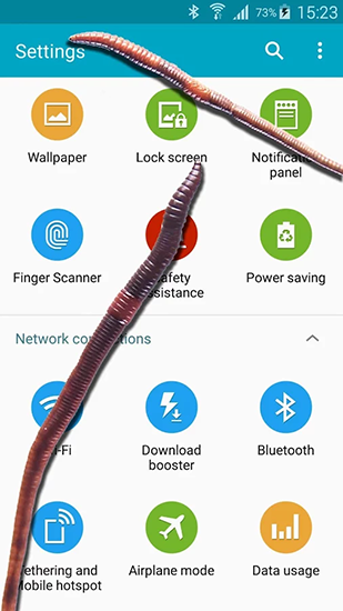 Scaricare Earthworm in phone — sfondi animati gratuiti per l'Android su un Desktop. 