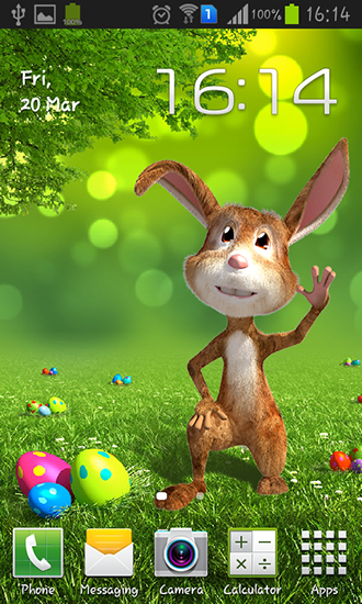Scaricare Easter bunny — sfondi animati gratuiti per l'Android su un Desktop. 