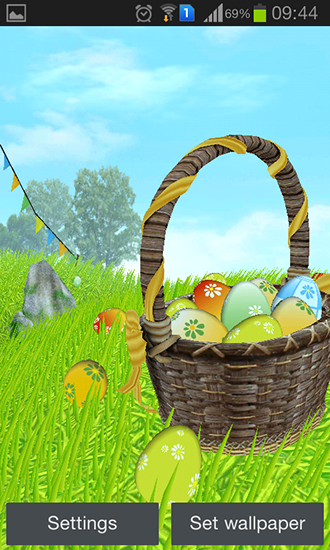 Scaricare Easter: Meadow — sfondi animati gratuiti per l'Android su un Desktop. 