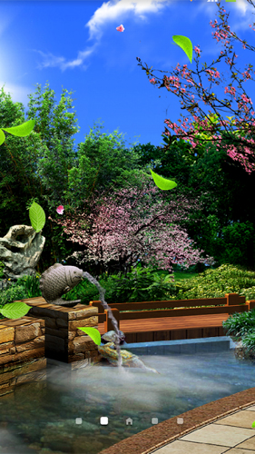 Screenshot dello Schermo Eastern garden by Amax LWPS sul cellulare e tablet.