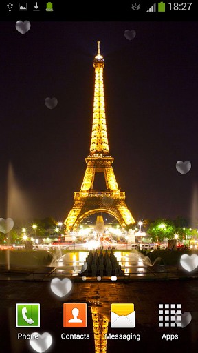 Scaricare Eiffel tower: Paris — sfondi animati gratuiti per l'Android su un Desktop. 