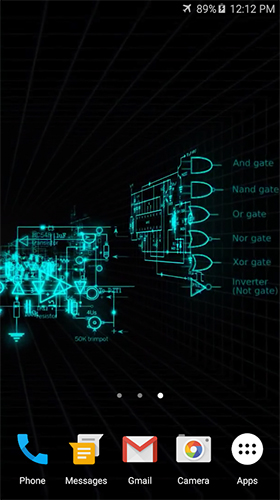 Screenshot dello Schermo Electric matrix sul cellulare e tablet.
