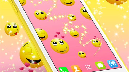 Screenshot dello Schermo Emoji sul cellulare e tablet.