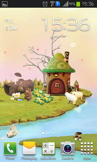 Scaricare Fairy house — sfondi animati gratuiti per l'Android su un Desktop. 