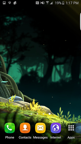 Screenshot dello Schermo Fantasy jungle sul cellulare e tablet.