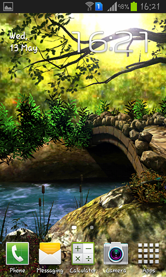Scaricare Fantasy forest 3D — sfondi animati gratuiti per l'Android su un Desktop. 